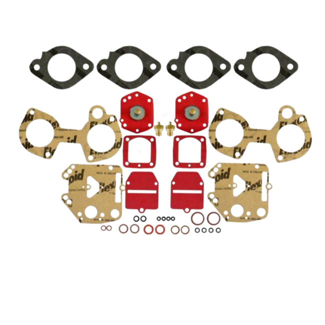 Kit Joints (incluant pointeau + membrane) pour 2 carbus SOLEX 40 ADDHE 3 ou 5/7/8