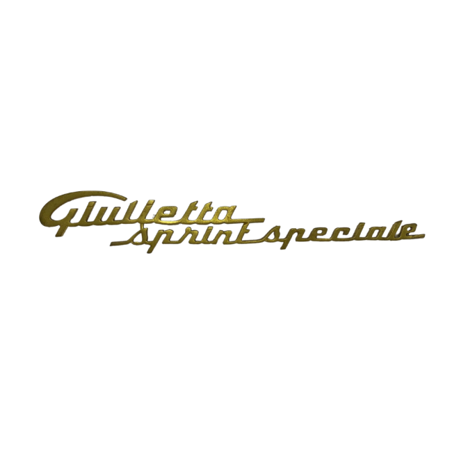 Lettrage "Giulietta sprint speciale"