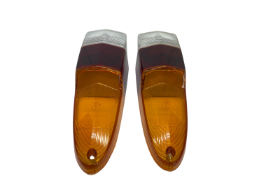 Paire de capuchons feux arrière Alfa Romeo Touring 2000 (102) & 2600 Spider (106)