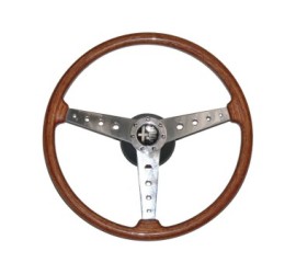 Volant en bois "GTA" 1300-1750cc, diamètre 385mm
