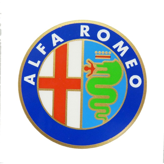 Autocollant Alfa Romeo emblème 50mm