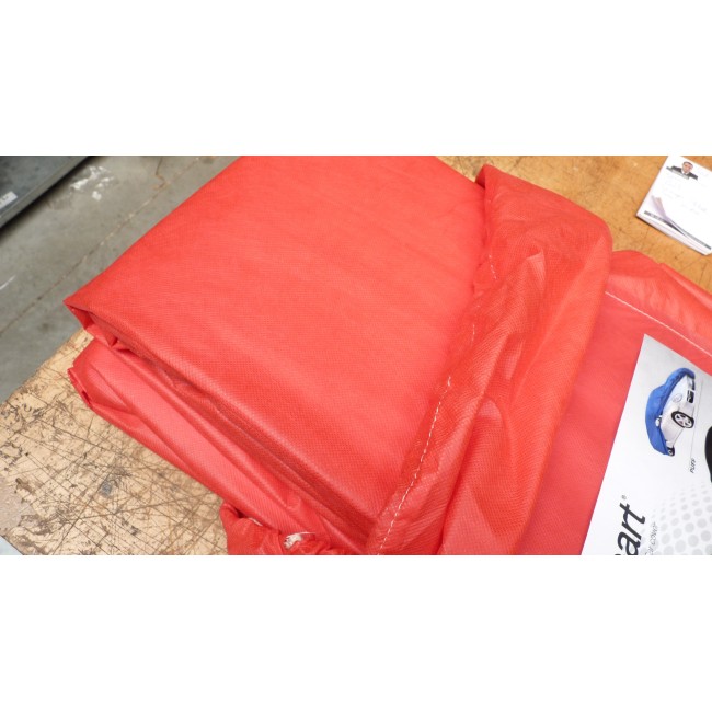 Car cover Spider et GT rouge, 4,15x1,60x1,43