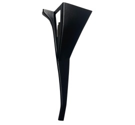 Habillage de montant central arrière rond droite plastique - Spider Duetto 66-69
