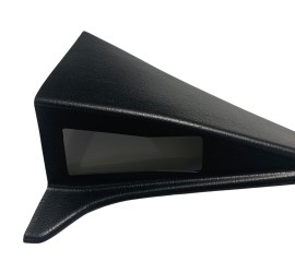 Habillage de montant central arrière rond droite plastique - Spider Duetto 66-69