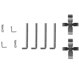 Kit de fixation de plaquettes de freins arrières Alfetta / Giulietta