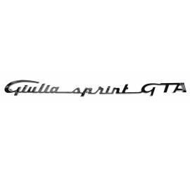 Inscription "Giulia Sprint...