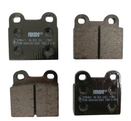 Jeu de plaquettes de frein avant Ferodo pour s'adapter aux étriers de frein ATE