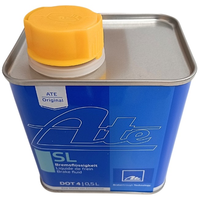 Liquide de frein ATE SL - DOT4 - bidon 0,5 litre