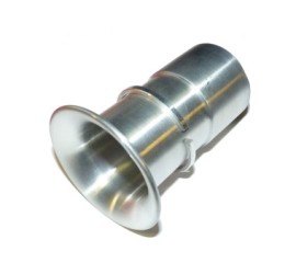 Cornet en aluminium 55 mm de long 40 mm de diamètre à insérer