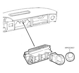 OCCASION - Diffuseur d'air console centrale - Alfa 33, Spider 90-93 - 112531082 - 60504490 - Pièce neuve jamais installée