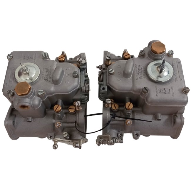 OCCASION - Paire de carbus WEBER 40 DCOE 72 - 73 - n° 4E 06 - 1600 2ème série OCCASION - Paire de carbus WEBER 40 DCOE 72 - 73 - n° 4E 06 - 1600 2ème série