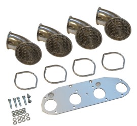 Kit cornets admission type GTA pour Alfa Romeo Bertone, Spider, Guilia avec carbus 40mm