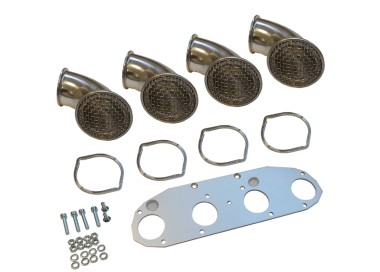 Kit cornets admission type GTA pour Alfa Romeo Bertone, Spider, Giulia avec carbus 40mm