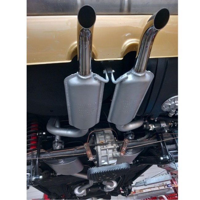 Ligne d'échappement complète (sauf collecteurs) pour Alfa Romeo Montreal
