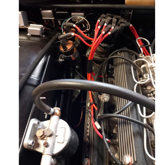 Faisceau d'allumage Alfa Romeo Montreal - couleur ROUGE (LHD)