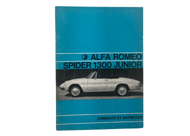 OCCASION - Guide d'entretien et de conduite - Alfa Romeo 1300 Junior / VENDU