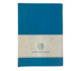 copy of OCCASION - Guide d'entretien et de conduite - Alfa Romeo Spider 1600