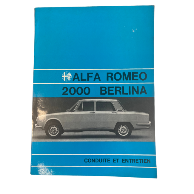 copy of OCCASION - Guide d'entretien et de conduite - Alfa Romeo Spider 1600 copy of OCCASION - Guide d'entretien et de conduite - Alfa Romeo Spider 1600