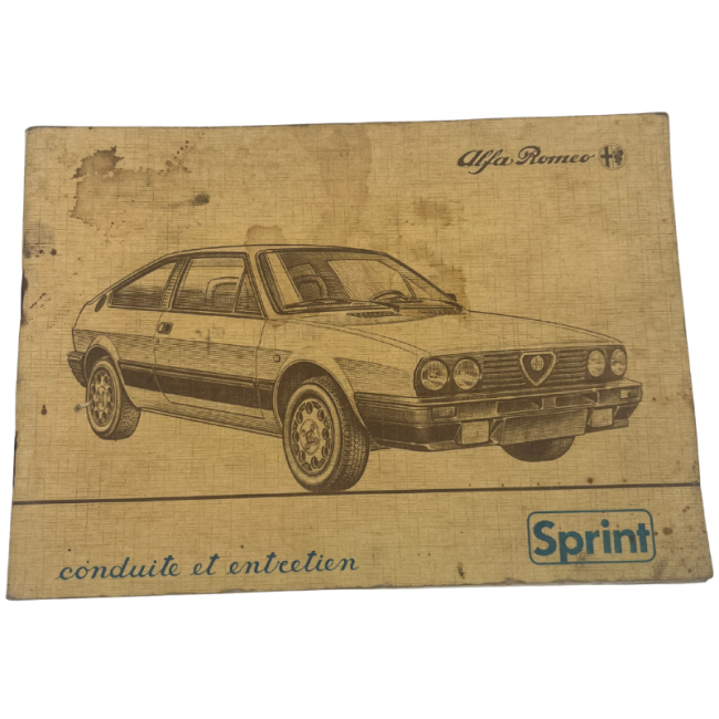 copy of OCCASION - Guide d'entretien et de conduite - Alfa Romeo Spider 1600 copy of OCCASION - Guide d'entretien et de conduite - Alfa Romeo Spider 1600