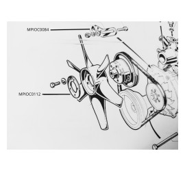 OCCASION - Rondelle de maintien hélices ventilateur