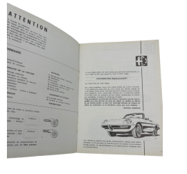OCCASION - Guide d'entretien et de conduite - Alfa Romeo 2000 Spider Veloce