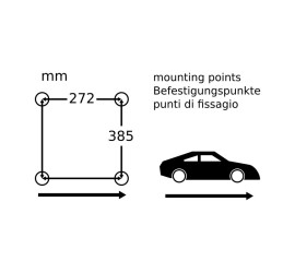 Paire de sièges rabattables BF TORINO Nurburgring R, tout Cuir véritable - finition lisse