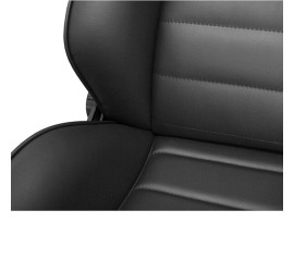 Paire de sièges rabattables BF TORINO Nurburgring R, tout Cuir véritable - finition lisse