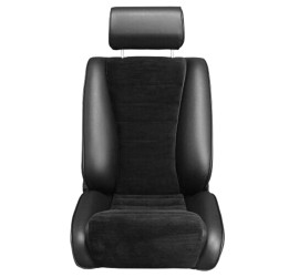 Paire de sièges rabattables BF TORINO LeMans, simili noir - velours noir