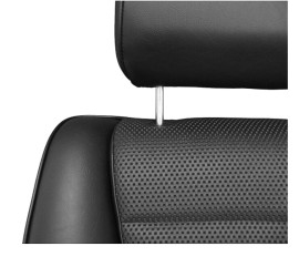 Paire de sièges rabattables BF TORINO LeMans, simili noir - gaufré noir (basket weave)