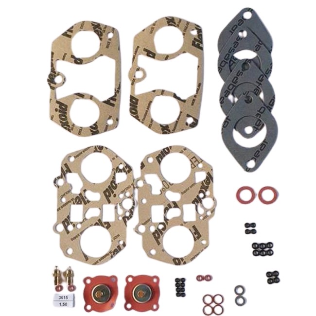 Kit de joints pour 2 carburateurs Dellorto 2 x 36 DRLA – Alfa Romeo Alfasud - Alfasud Sprint (incluant pointeau)