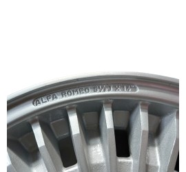 OCCASION - Jeu de 4 jantes origine Alfa Romeo CAMPAGNOLO - Campanatura 38 - 5.5x14 - 4x108 - sablées - repeintes