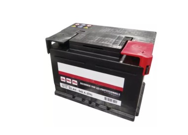 Batterie 12V 62AH 540A - + à droite - L242xl175xh175mm