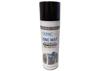 ZINC MAT - 400ml - Galvanisant Anticorrosion - Pureté du zinc 97%