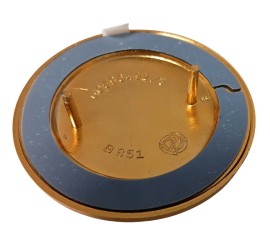 OCCASION - Sigle Alfa Romeo 75mm métal - origine - Pièce NOS (New Old Stock), neuve d'époque