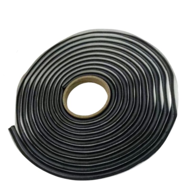 Rouleau de mastic en bande dit "mastic américain" - ruban butyle 4mètres x 9mm de diamètre