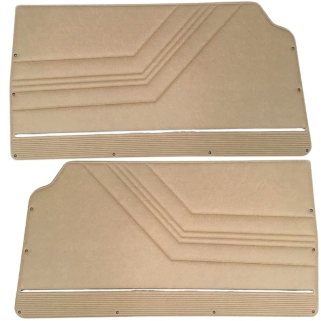 Paire de panneaux de portes intérieur GT Bertone 2000 - simili beige - la paire
