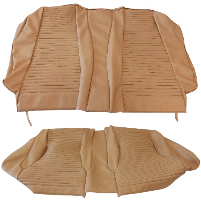 MPI08027a - Coiffe - habillage de banquette arrière simili beige - Alfa Romeo GT Bertone 2000 et Junior de 1971 à 1976