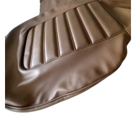 MPI08028b - Coiffe de siège simili marron - Alfa Romeo Spider 1984-1989