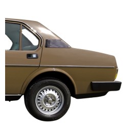 OCCASION - Grille chromée montant aile arrière Gauche Alfetta Berline - 116555953500 - Pièce Alfa Romeo ORIGINE neuve - NOS