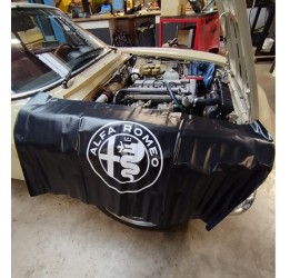 Protection d'aile magnétique - atelier - noir avec logo Alfa Romeo
