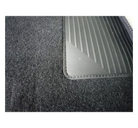 Jeu de moquettes, Noir, GT Bertone - Pédalier au plancher