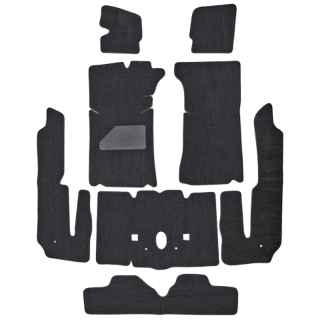 Jeu de moquettes, 1750,2000, pédalier suspendu 1970-1987