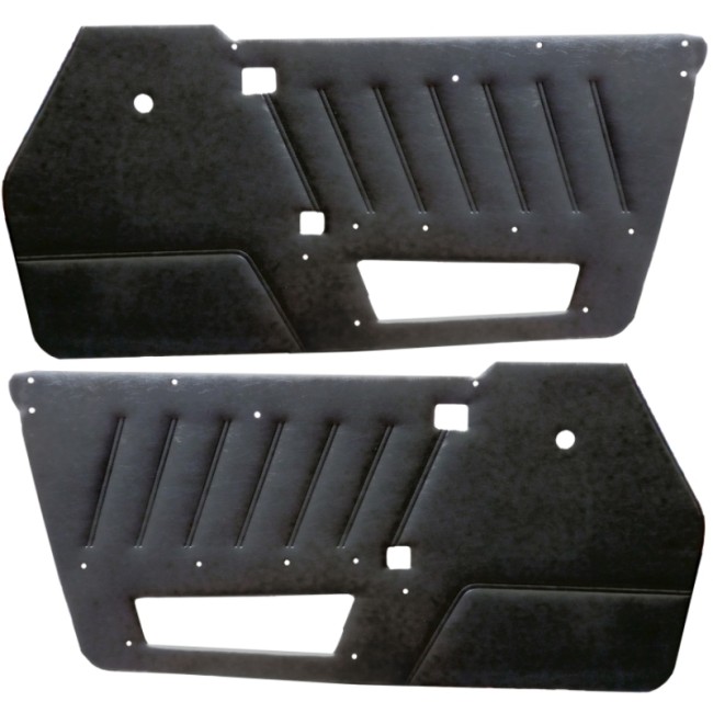 Panneau de porte Spider 1990-1993 droite noir Alcantara