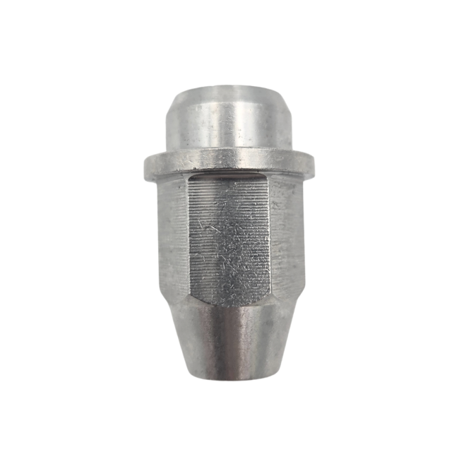 Ecrou de roue borgne pour jante acier (pas à gauche) poli