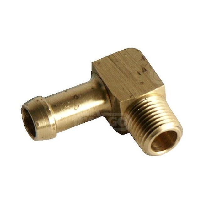 Raccord coudé 8mm pour pompe à essence type Facet