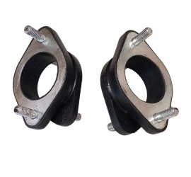 Paire de brides de carburateurs Solex - Alfa Romeo 2600 (série 106) - 2000 (série 102)