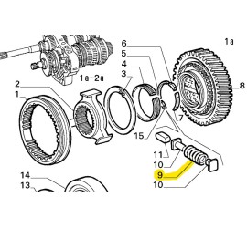 OCCASION - Ressort de synchro de 1ère Alfa 75 - 60532949