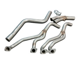 Ligne inox complète des collecteurs au silencieux final - diamètre 60mm