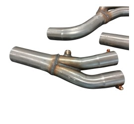 Ligne inox complète des collecteurs au silencieux final - diamètre 60mm