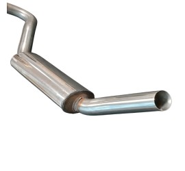 Ligne inox complète des collecteurs au silencieux final - diamètre 60mm